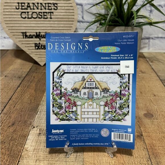 Designs For The Needle Counted Cross Stitch Our Little House - Picture 1 of 4